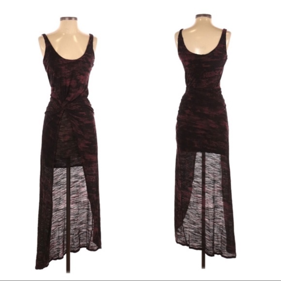 Halston Heritage Twist Waist Maxi Dress - Picture 2 of 6